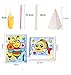 PRALB Sand Art Kit 12 Colors Colored Sand Art Kit Art Sand Scenic Sand Wiht 12 Sheets Sand Art Painting Cards Brush Wooden Pen Paper Funnel Set Children Art Toy Sand Art Colored Sand Sand Art Bottles