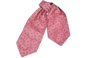 Epoint Men's Fashion Classic Paisley Cravat Silk Ascot Tie Hanky Set, With Box Set