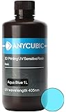 TRIGORILLA ANYCUBIC 3D Printer Rapid Resin 405nm for Photon UV Curing LCD DLP Printing 1L, Aqua Blue