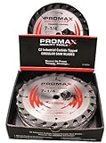 Promax Extreme 07-72024 7-1/4-Inch by 24-Teeth Contractors Saw Blades, 10-Piece per Box