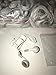 LowCostEarbuds Pack of 50 White/Gray 3.5mm in Ear Earbuds/Headphones/Earphones