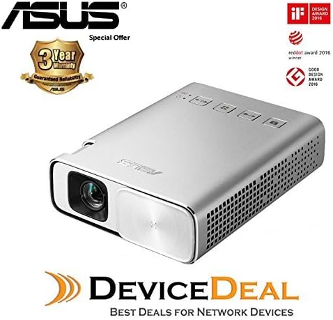 ASUS, 2017 New, ZenBeam E1 LED Projector, mobile battery, handheld projector, pocket LED Projector HDMI/MHL Up to 5hour Projection
