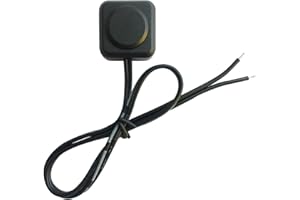 CARSANBO 12V 24V Latching Switch, Mini Latching Push Button Switch, On Off Push Button Switch with 11.5’’ Pre-Wired, Surface Mount Easy Installation