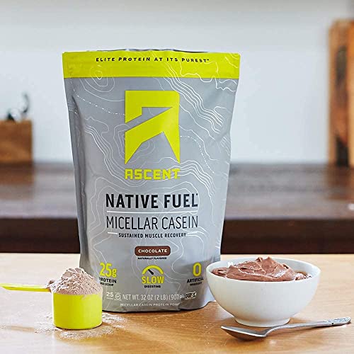 Ascent Casein Protein Powder 25g Micellar Casein Powder with Zero