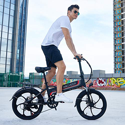 Speedrid Folding Electric Bike Ebike, 20'' Electric Commuter Bicycle