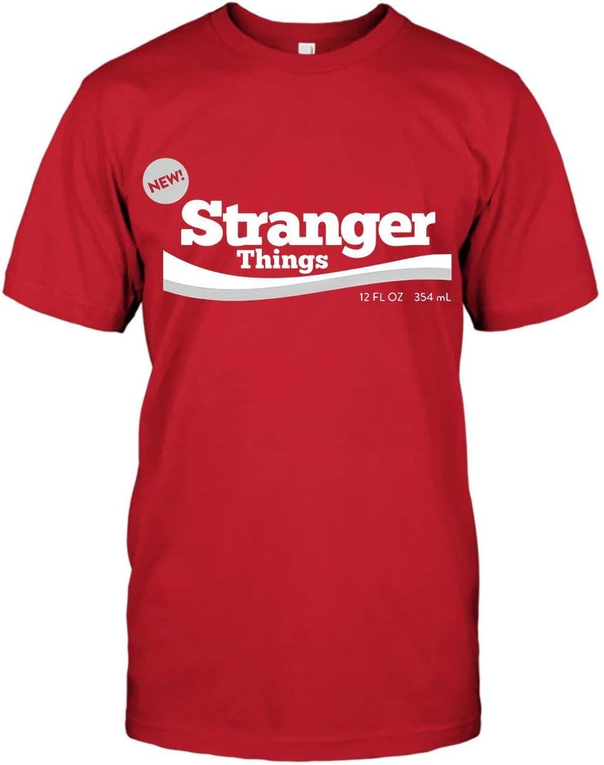 New Stranger Kids Things Fan Movie Funny T Shirt Men T-Shirt (S, Red)