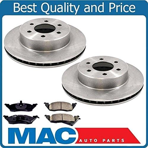 Amazon Com Front Brake Rotors Ceramic Brake Pads 4 Wheel Drive For Dodge Dakota 91 96 Automotive