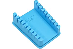 Recoil SWSL 9 Slots Silicone Wire Harness Soldering Holder, Wire Leads Clamp Stand with Neo Magnets Base, Holds 30AWG to 12AW