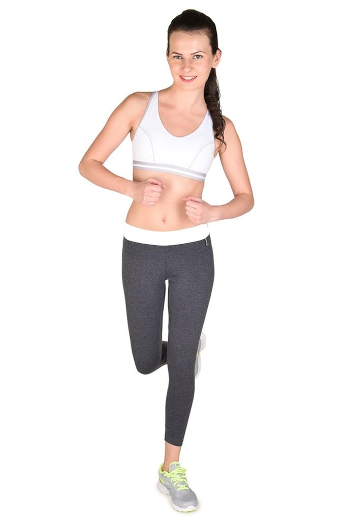 onesport women's cotton spandex jersey anthra tights(onsp33at-p)