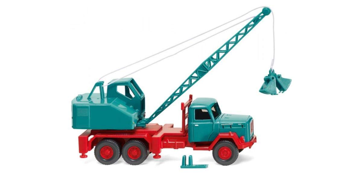 Wiking Magirus Deutz Fuchs 66204 066204 H0 Crane Truck Blue