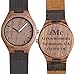 Engraved Wooden Watch for Son Dad Boyfriend Personalized Groomsmen Gift Custom Son Graduation Gift from Mom, Dad Husband Watch Anniversary Gifts for Men