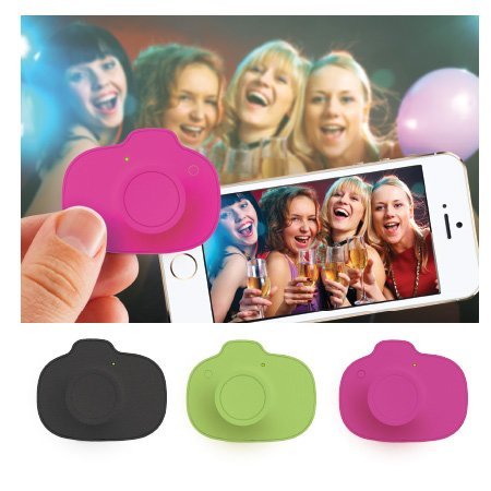 Selfie Snap Wireless Smartphone Camera Remote (Pink)