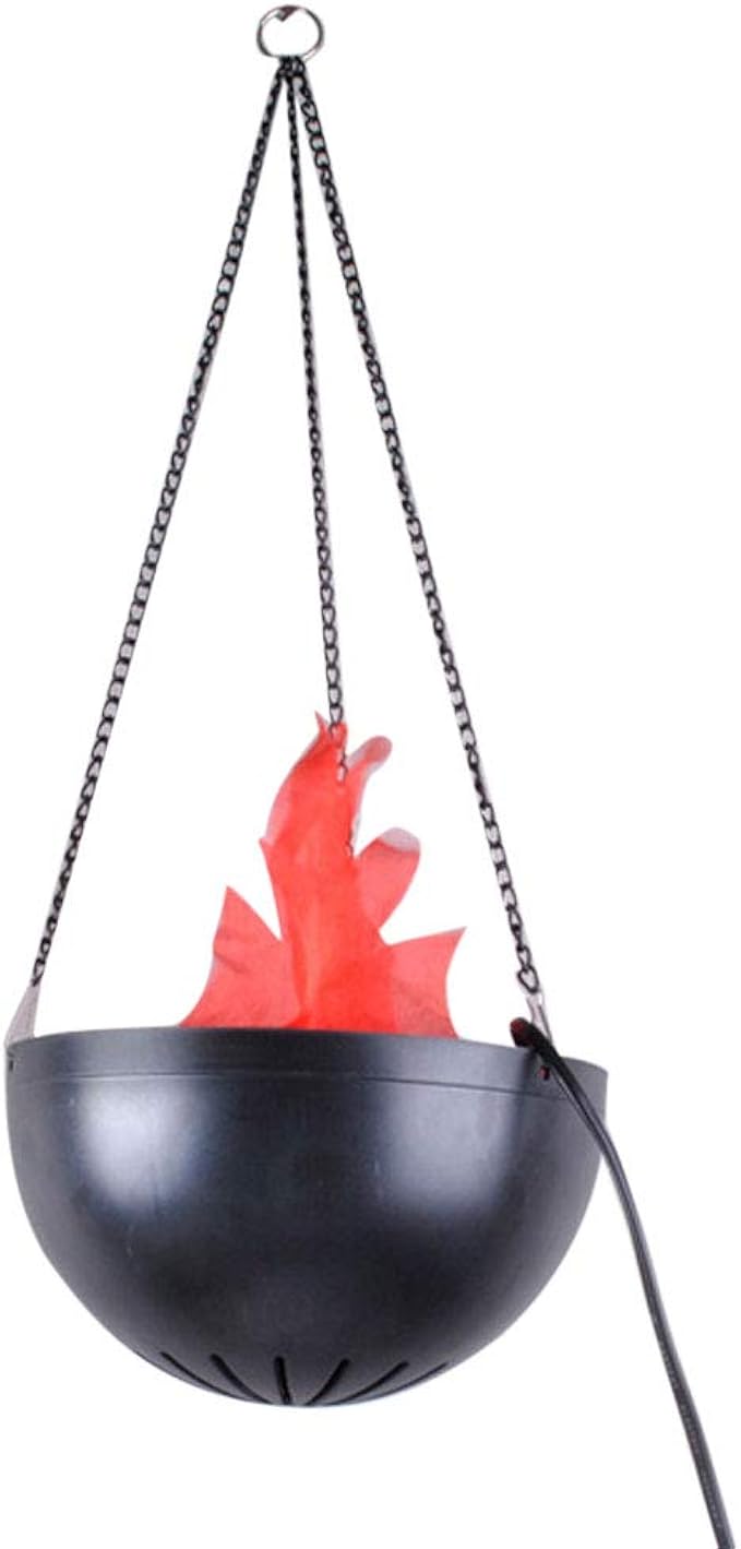 Amazon Com Smallwoodi Led Fake Flame Lamp Halloween Bar