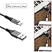 Lightning Cable, Zdatt Reversible 6.6ft/2M Apple MFi Certified Nylon Braided Long Lightning to USB Sync Charging Cord with Aluminum Connector for iPhone 5s/5c/6/6s Plus/SE,iPad Mini/Air/Pro,iPod-Black