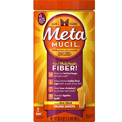 Metamucil Smooth Texture Orange Flavor Powder - 72 Doses - Buy Online ...