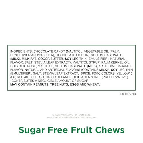 RUSSELL STOVER SUGAR FREE FRUIT CHEWS CANDY, 7.5 OZ. BAG