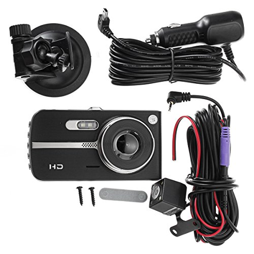 Dash Cam, EIVOTOR 1080P HD Dual Channel Dashboard Cameras Front and Rear, Driving Video Recorder with 4.0'' IPS Screen, Built In G-Sensor, Motion Detection, Loop Recorder - Thumbnail 7