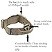 Heavy Duty Tactical Military Army Dog Collars Handle Width 1.5in Plastic Buckle Medium Large M, L, XL, XXL (L: Neck 14