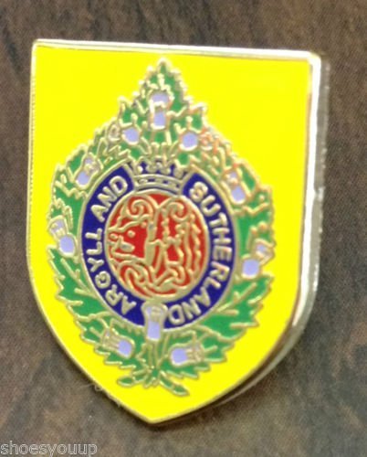 MOD Approved Pin Badge - The Royal Argyll Sutherland Highlands Infantry Regiment of the British Army 2006 to Present