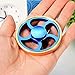 GNGTec Circle Fidget Spinner Metal Play Toy,Stainless Steel Ball Bearing,5 Mins Average Spin,Super Smooth Quiet Durable,Viget Wheel Figit Spinner Collection for Kid and Adult (Golden Blue)