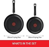 Tefal Taste Twin Frying Pan Set 20cm 28cm Non-Stick Aluminium view 3