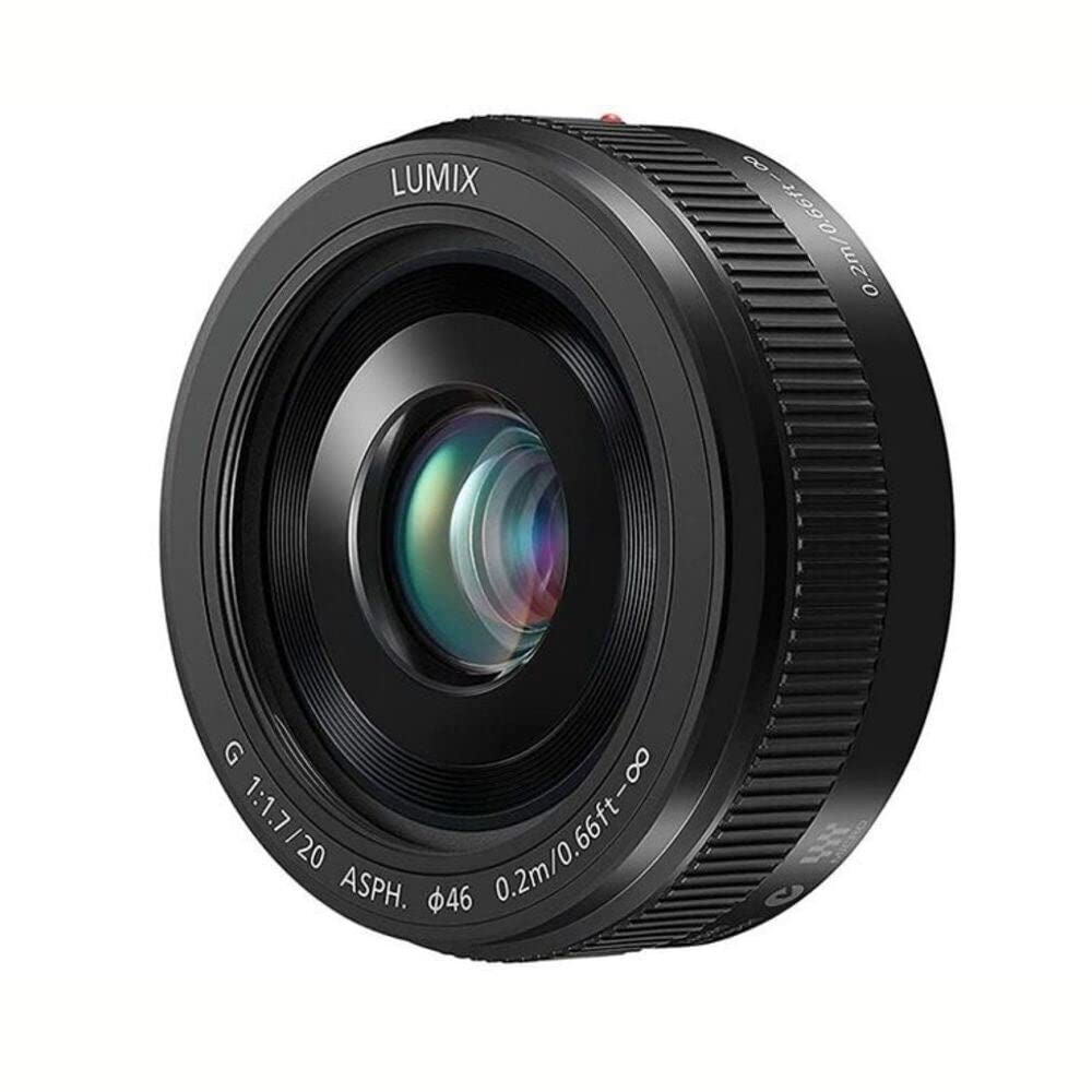 Panasonic LUMIX H-H020AE-K 20 mm Micro Four Thirds Camera Lens - Black