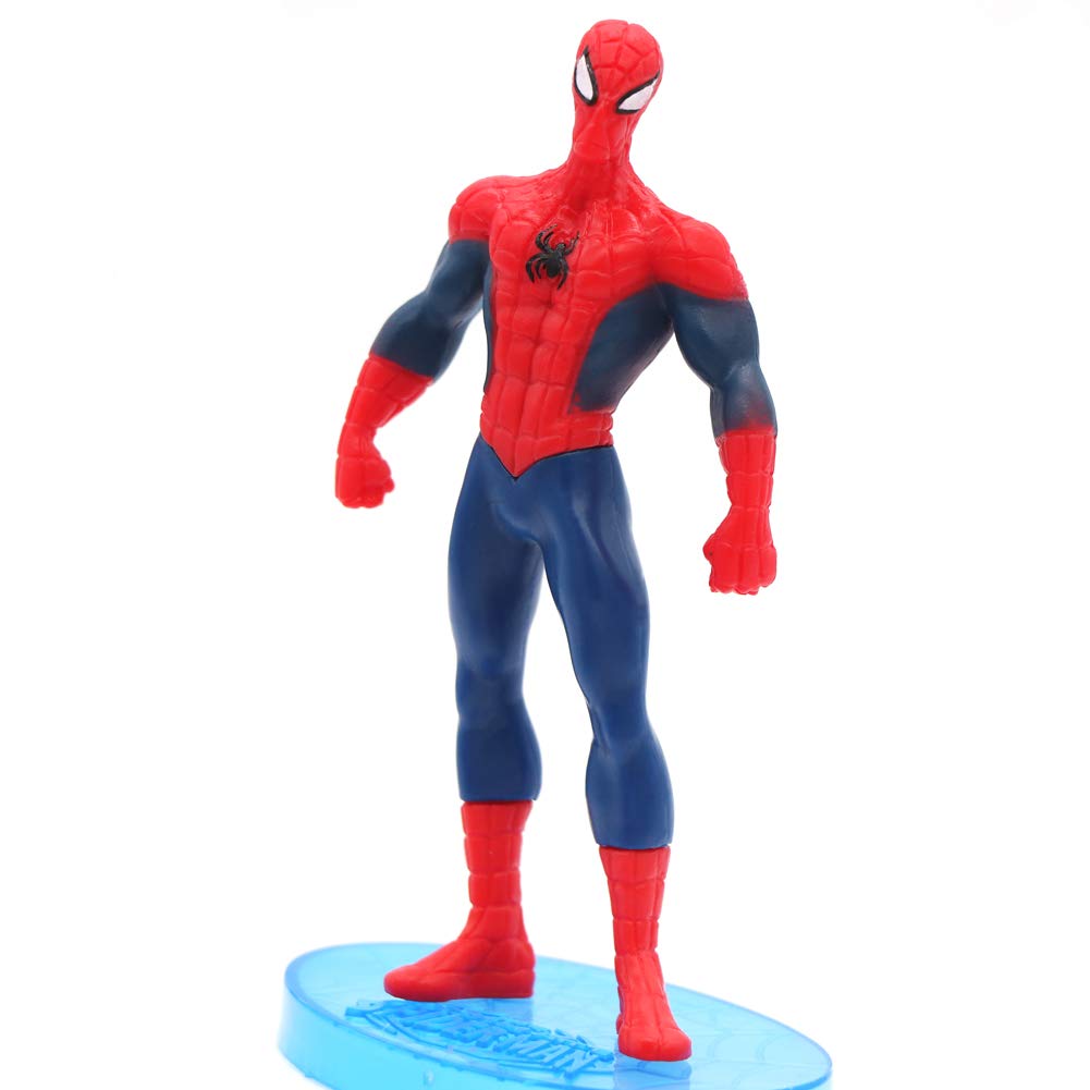 mini superhero figures for cakes