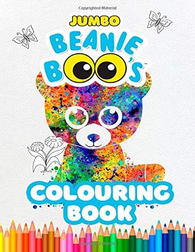 Beanie Boos JUMBO Colouring Book: Amazing Colouring Book For Kids of All Ages
