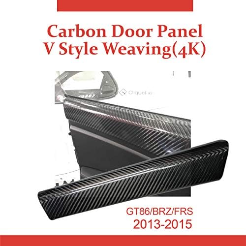 GOGOCARBON Inside Door Panel Compatible fit for GT86 Scion Subaru BRZ 2012+ Direct Relay and Attach onto The existing Door Panel Carbon 4K V Pattern