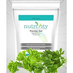 Parsley 500mg Softgels – Healthy Herbal Digestive Supplement by Nutrivity (30)