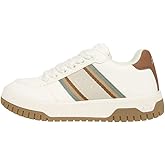 Armani Exchange Womens Lace Up Sneaker with Diagonal Corporate Logo