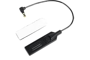 NECARL 2.5mm / 3.5mm / LA23 Plug Switch, Remote Pressure Switch for Tactical NGAL PEQ DBAL M3X Laser Sight, with Pressure Switch Mount Pad Panel, Fit for 20mm Picatinny Rail