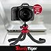 Sturdy Tiger Flexible Mini Travel Tripod for Use with DSLR Camera, GoPro, iPhone, Android Smartphone, Vlogging Cam – Small Heavy Duty Gorilla Stand 360° Rotatable Swivel Mount