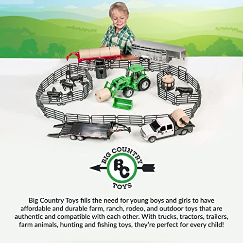Big Country Toys Lil’ Bucker Bull & PBR Bucking Chute Kids Toys Set