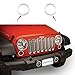 opar Chrome Turn Signal Light Cover Trim for 2007-2018 Jeep JK Wrangler & Unlimited - Pack of 2