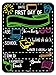 Chalkboard Style First Day of School Photo Prop Tin 9 inch by 12 inch Sign - Reusable Easy Clean Back to School - Customizable with Liquid Chalk Markers (Not Included), HDG-1009