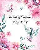 Monthly Planner 2019-2020: 24 Month Calendar Monthly and Weekly Schedule Organizer with Lovely Pink Floral Cover by Joni Stallworth