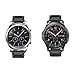 Cbin Quick Release Bracelet - Width 16mm / 18mm / 20mm / 22mm / 24mm Stainless Steel Strap Wrist Band Replacement Watch Bands (Black, 24mm)