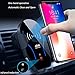 DM Wireless Car Charger Mount, Fast Charging Automatic Clamping Car Air Vent Phone Holder Compatible with iPhone 12/12 Pro Max/11/11 Pro Max/Xs Max/XR/XS/Samsung Galaxy S21/S10 & Other Smartphone