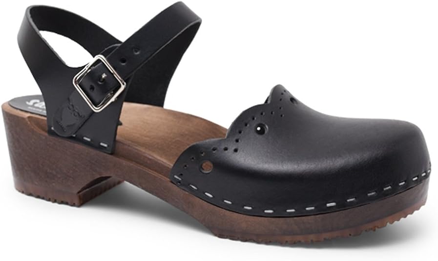 Amazon Com Sandgrens Swedish Handmade Wooden Clog Sandal Milan