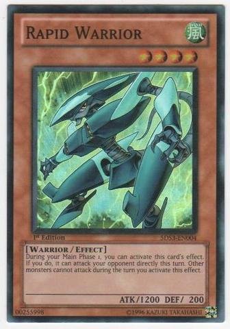 Yu-Gi-Oh! - Rapid Warrior (5DS3-EN004) - Starter Deck: Duelist Toolbox - 1st Edition - Super Rare