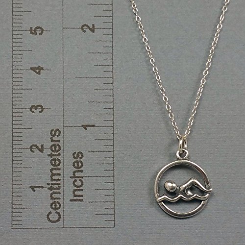 Swimming Necklace - 925 Sterling Silver