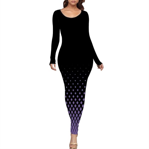 long sleeve stretchy dress Women's Casual Maxi Square Neck Soft Lounge Long Bodycon Dress The Normal Rib Long Sleeve Midi Dress is soft Crepe Crew Neck Long Sleeve