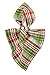 DII Holiday Kitchen and Table Décor Christmas Cloth Square Napkin Set, Holly Jolly Red & Green Plaid, 6 Count