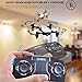 SIMREX X300C Mini Drone with Camera WiFi HD FPV Foldable RC Quadcopter Rtf 4CH 2.4Ghz Remote Control Headless [Altitude Hold] Super Easy Fly for Training, White