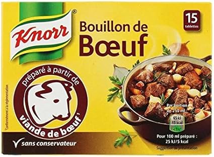 Knorr Beef Stock Giant 15 Tablets 150 G Amazon Co Uk Baby