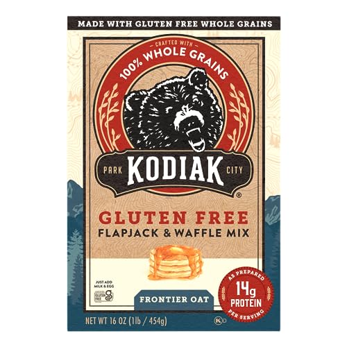Kodiak Cakes Frontier Oat Gluten Free Protein Pancake and Waffle Mix