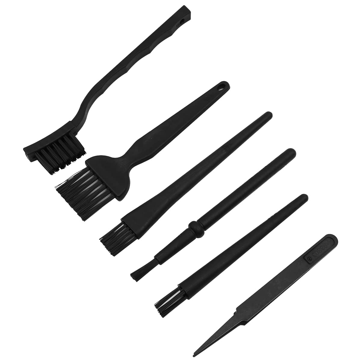 WANGCL 6 in 1 Keyboard Brushes Kit Cleaning Removal Brush Portable Handle Nylon Anti Static Brushes Cleaning Home Cleaning