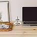 Jewelry Dish Stand Marble Resin & Rose Gold Metal- Bracelet & Necklace Jewelry Organizer Display Tree Rack w/Ring Tray (Marble1)