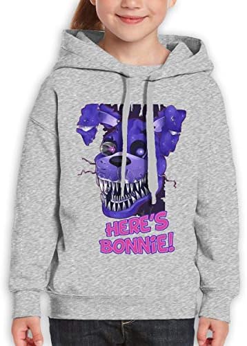 MountGet FNAF Nightmare Bonnie Teen Boys Limited Edition Fashion Jogging Hoodie Black